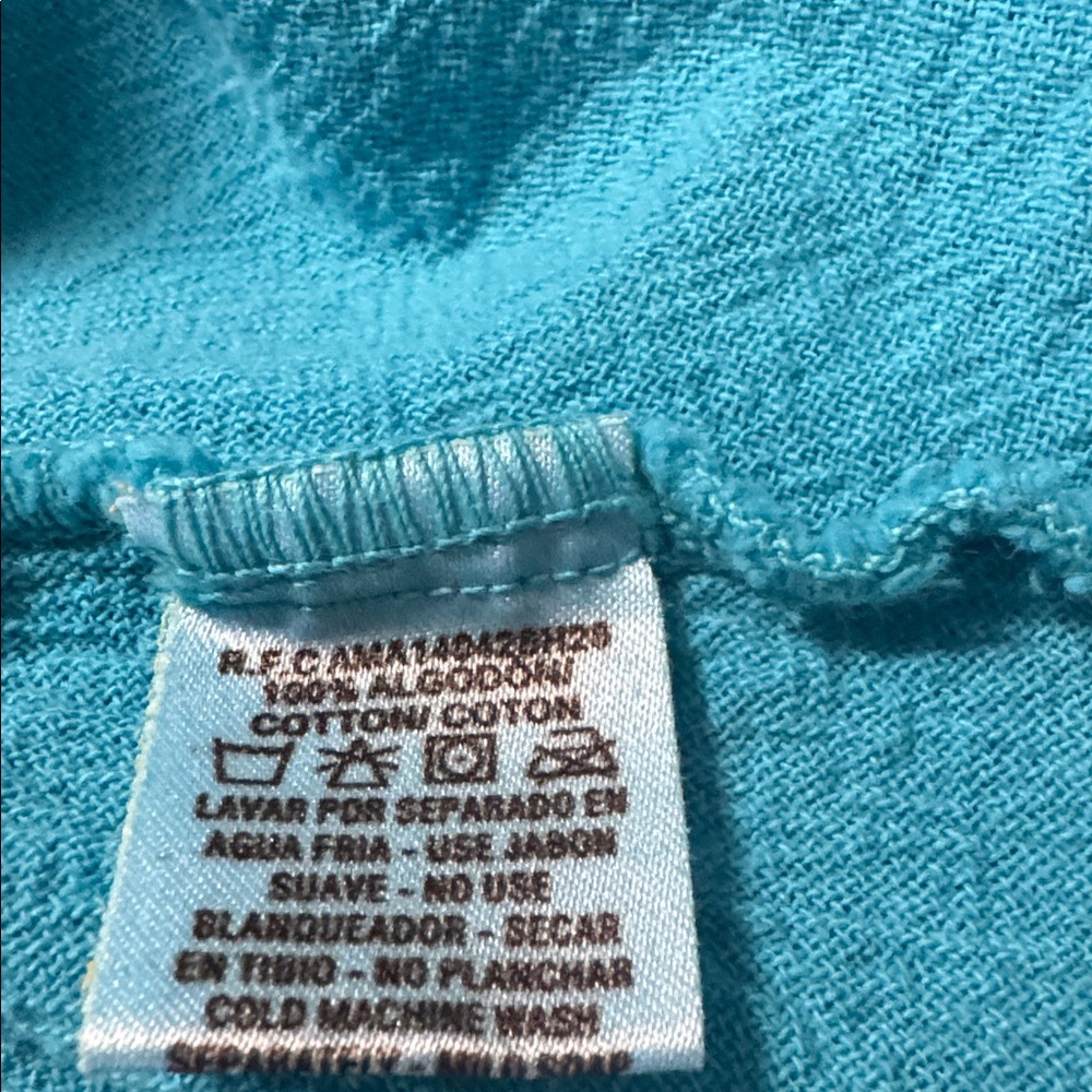 Oh My Gauze Turquoise Women's Top - Picture 9 of 10